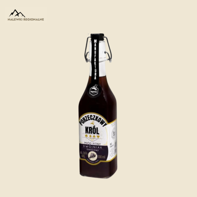 Miód pitny - dwójniak "Porzeczkowy Król" 500ml 16%
